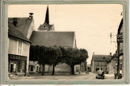 CPSM Dentelée (78) ABLIS - Aspect De La Place De L'Eglise Et De La 4 CV Renault En 1958 - Ablis