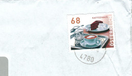 Österreich Dispenser-Marke 68 Cent 4780 Schärding 2017 Kaffeehaus - Storia Postale