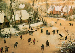 CPM - Oeuvre Pieter BRUEGEL D.Ä - Paysage D'hiver Avec Patineurs ... LOT 2 CP - Pattinaggio Artistico