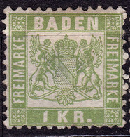 Stamp Baden 1868 1kr Mint Lot28 - Nuevos