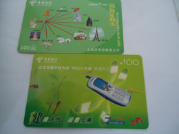 CHINA USED PHONECARDS  ADVERTISING 2 - China