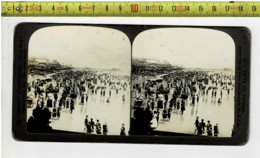 150- STEREOGRAPH  - H.C. WHITE CO - THE CROWDRE BEATCH  ATLANTIC CTITY - Visionneuses Stéréoscopiques