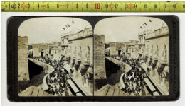 152 - STEREOGRAPH  - H.C. WHITE CO - DAVID STREET JERUSALEM - Visionneuses Stéréoscopiques