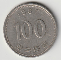 S KOREA 1987: 100 Won, KM 35 - Korea, South