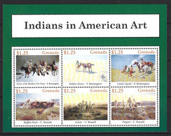 GRENADE. N°4541-6 De 2004. Les Indiens/Russell/Remington. - American Indians