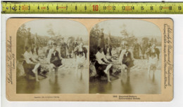 161 - STEREOGRAPH  - UNDERWWD - 1638 SURPRISED BATHERS - Visionneuses Stéréoscopiques