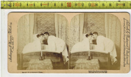 165 - STEREOGRAPH  - UNDERWWD - LAST IN BED BLOWS OUT THE TIGHT - Visionneuses Stéréoscopiques