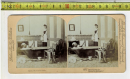 172  - STEREOGRAPH  - UNDERWWD - 547 A  -  DID YOU RING SIR - Visionneuses Stéréoscopiques