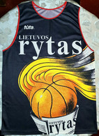 BASKETBALL CLUB LIETUVOS RYTAS VILNIUS, WARM UP TRAINING SHIRT - Abbigliamento, Souvenirs & Varie