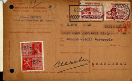 Doc. Obl. ANTWERPEN  29/04/1939 - Rural Post