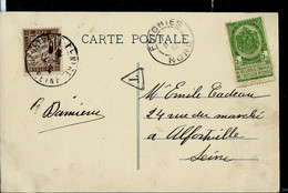 Carte -vue ( Bruxelles) ^pas Obl Et Taxé En France - Rural Post