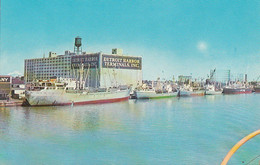 3157 – Detroit Harbor Terminals Michigan – Boats Bateaux – VG Condition – 2 Scans - Detroit