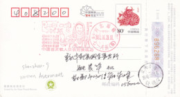 China 2012 Space Poscard Women Astronaut Taikonaut Schezhou 9 - Lettres & Documents