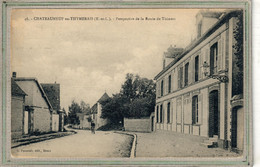 CPA - (28) CHATEAUNEUF-en-THYMER - Aspect De L'entrée Du Bourg Par La Route De Thimert  En 1926 - Châteauneuf