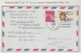 USA Heli Flight From McMurdo To Polar Sea Logistics Flight JAN 23 1982 Ca Polar Sea 1 FEB 1982(DF157) - Vuelos Polares