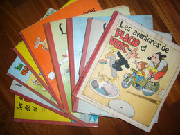 Les Aventures De Placid Et Muzo - Lot Composé Par La Série Des Numéros 3 à 11 - Editions Vaillant 1952 - 1962 - Pif - Autres