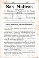 Livret Triptyque "Nos Maîtres" N°71 (1913) Sirop Deschiens - Professeurs KLEBS/PARROT - Livret Médical - Médecine - Santé