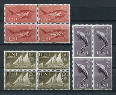 Ifni 1958. Edifil 149-51 X 4 ** MNH. - Ifni