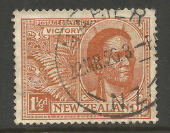 NEW ZEALAND. GV. 1 ½d USED NAPIER POSTMARK - Usados