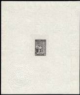 BELGIUM(1933) Tuberculosis Society. Ministrial Proof With Embossed Seal. Scott No B148, Yvert No 381. - Feuillets Ministériels [MV/FM]