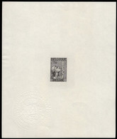 BELGIUM(1933) Tuberculosis Society. Ministrial Proof With Embossed Seal. Scott No B150, Yvert No 383. - Ministerielle Kleinbögen [MV/FM]