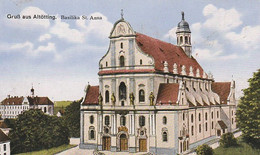 Delcampe - AK Gruß Aus Altötting - Basilika St. Anna - Feldpost Altötting 1918 (62309) - Altötting