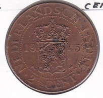 MONEDA DE INDIAS HOLANDESAS DE 2,50 CENAT DEL AÑO 1945 (COIN-MONEDA) - Indie Olandesi