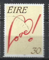 EIRE IRELAND IRLANDA 1990 LOVE ISSUE 30p USED USATO OBLITERE' - Used Stamps