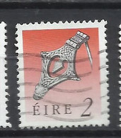 EIRE IRELAND IRLANDA 1990 ART TREASURES SILVER KITE BROOCH 2p USED USATO OBLITERE' - Used Stamps