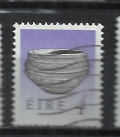 EIRE IRELAND IRLANDA 1990 ART TREASURES DUNAMASE FOOD VESSEL 4p USED USATO OBLITERE' - Used Stamps