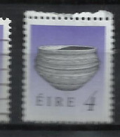 EIRE IRELAND IRLANDA 1990 ART TREASURES DUNAMASE FOOD VESSEL 4p USED USATO OBLITERE' - Used Stamps