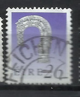 EIRE IRELAND IRLANDA 1990 ART TREASURES LISMORE CROSIER 26p USED USATO OBLITERE' - Used Stamps