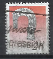 EIRE IRELAND IRLANDA 1990 1995 ART TREASURES LISMORE CROSIER 28p USED USATO OBLITERE' - Used Stamps