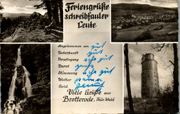 40765 - Deutschland - Brotterode , Mehrbildkarte - Gelaufen - Schmalkalden