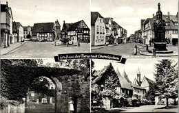 41462 - Deutschland - Obernkirchen , Marktplatz , Stift , Langestraße , Bergstadt , Mehrbildkarte - Gelaufen - Schaumburg