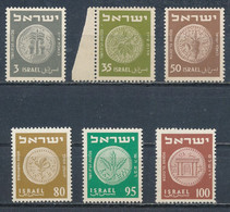 °°° ISRAEL - Y&T N°37/74 - 1951/1954 MNH °°° - Ongebruikt (zonder Tabs)