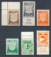 °°° ISRAEL - Y&T N°271/381 - 1965/1969 MNH °°° - Unused Stamps (without Tabs)