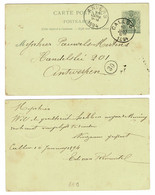 1894 Entier Postal EP Postwaardestuk Anvers Antwerpen Handelslei  EP Calloo Ed(uard) ? Van Remoortel - Autres & Non Classés