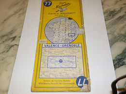 CARTE ROUTIERE MICHELIN  VALENCE - GRENOBLE  N 77 - Cartes Routières