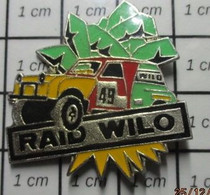 410B Pin's Pins / Beau Et Rare / THEME : AUTOMOBILES / RALLYE RAID WILO Pompes Et De Systèmes De Pompage Pour Les Marché - Rallye