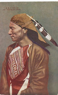 Formosa Taiwan  Savage Fulldress With Leather As A Hat Hand Colored Scars In The Neck  Tattoo - Formosa