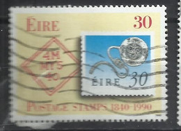 EIRE IRELAND IRLANDA 1990 PENNY BLACH 150 ANNIVERSARY 30p USED USATO OBLITERE' - Used Stamps