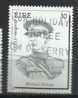 EIRE IRELAND IRLANDA 1990 MICHAEL COLLINS STATESMAN 30p USED USATO OBLITERE' - Used Stamps