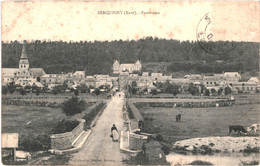 CPA Carte Postale France  Serquigny  Panorama 1906 VM61105 - Serquigny