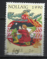 EIRE IRELAND IRLANDA 1990 CHRISTMAS CHILD PRAYNG NOLLAIG NATALE NOEL WEIHNACHTEN NAVIDAD 26p USED USATO OBLITERE' - Used Stamps