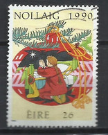 EIRE IRELAND IRLANDA 1990 CHRISTMAS CHILD PRAYNG NOLLAIG NATALE NOEL WEIHNACHTEN NAVIDAD 26p USED USATO OBLITERE' - Used Stamps