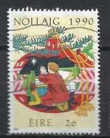 EIRE IRELAND IRLANDA 1990 CHRISTMAS CHILD PRAYNG NOLLAIG NATALE NOEL WEIHNACHTEN NAVIDAD 26p USED USATO OBLITERE' - Used Stamps