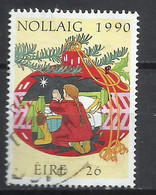 EIRE IRELAND IRLANDA 1990 CHRISTMAS CHILD PRAYNG NOLLAIG NATALE NOEL WEIHNACHTEN NAVIDAD 26p USED USATO OBLITERE' - Used Stamps