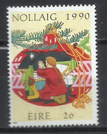 EIRE IRELAND IRLANDA 1990 CHRISTMAS CHILD PRAYNG NOLLAIG NATALE NOEL WEIHNACHTEN NAVIDAD 26p USED USATO OBLITERE' - Used Stamps