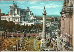 Roma (Lazio) Colonna E Foro Traiano E Altare Della Patria (Vittoriano), Trajan Column & Forum And Altare Della Patria - Altare Della Patria